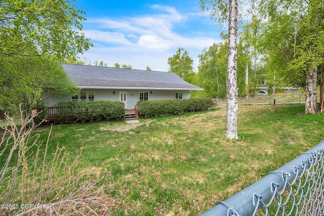 1151 W Gail Dr, Wasilla, AK 99654 - ranch-style house with a deck