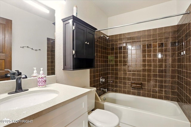 2921 Rocky Bay Cir, Anchorage, AK 99515 - bathroom with bathtub / shower combination, vanity, and toilet
