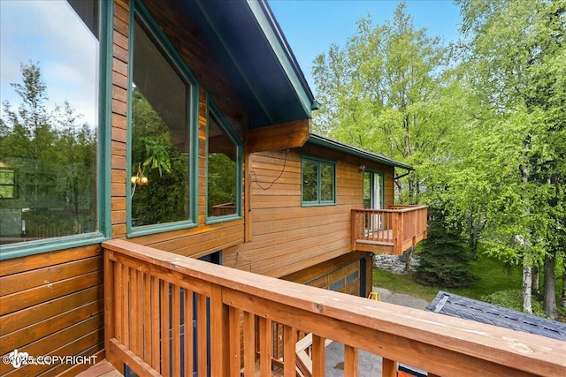 2921 Rocky Bay Cir, Anchorage, AK 99515 - view of wooden terrace
