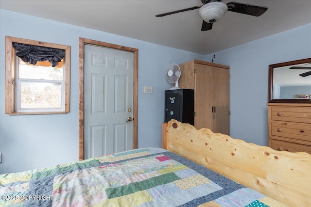 1080 Leuthold Dr, Fairbanks, AK 99712 - bedroom with a ceiling fan