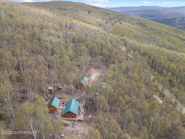 1080 Leuthold Dr, Fairbanks, AK 99712 - aerial view of a forest and a mountainous background