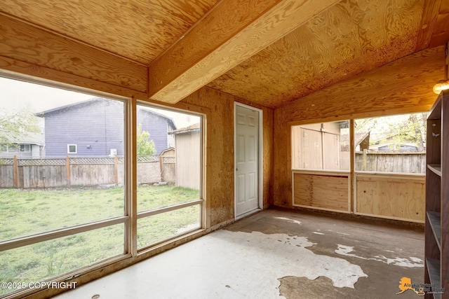 329 Gaylene Cir, Anchorage, AK 99504 - unfurnished sunroom featuring plenty of natural light and lofted ceiling