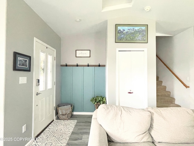 517 Sut Larsen Way, Kodiak, AK 99615 - foyer featuring wood finished floors and stairway