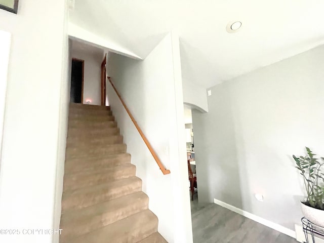 517 Sut Larsen Way, Kodiak, AK 99615 - staircase with arched walkways