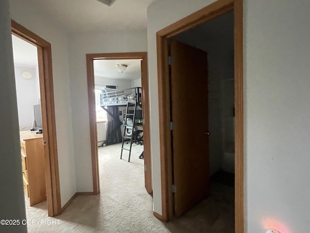 517 Sut Larsen Way, Kodiak, AK 99615 - corridor featuring light colored carpet and baseboards