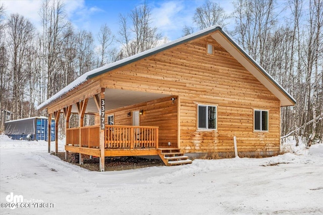 33773 Ruth Glacier Ave, Talkeetna, AK 99676 - view of snow covered rear of property