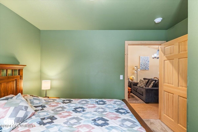 33773 Ruth Glacier Ave, Talkeetna, AK 99676 - bedroom featuring a chandelier