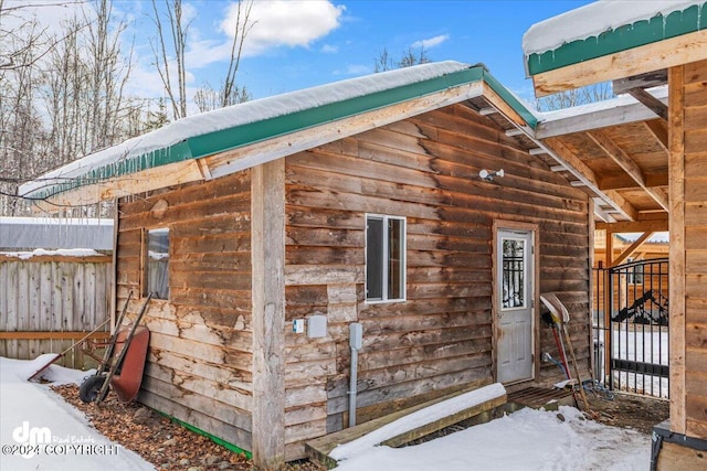 33773 Ruth Glacier Ave, Talkeetna, AK 99676 - view of snow covered structure