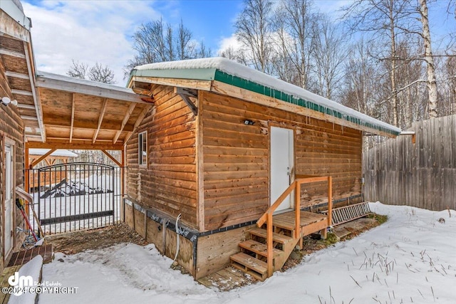33773 Ruth Glacier Ave, Talkeetna, AK 99676 - view of snow covered structure