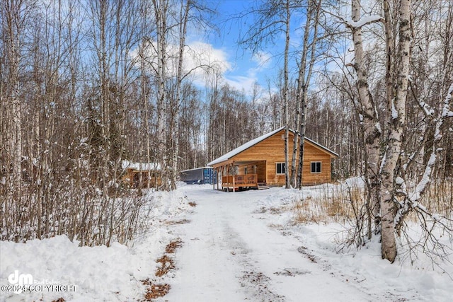 33773 Ruth Glacier Ave, Talkeetna, AK 99676 - snow covered property featuring a deck
