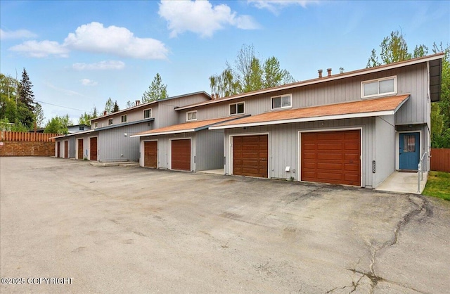 view of front of home with community garages
