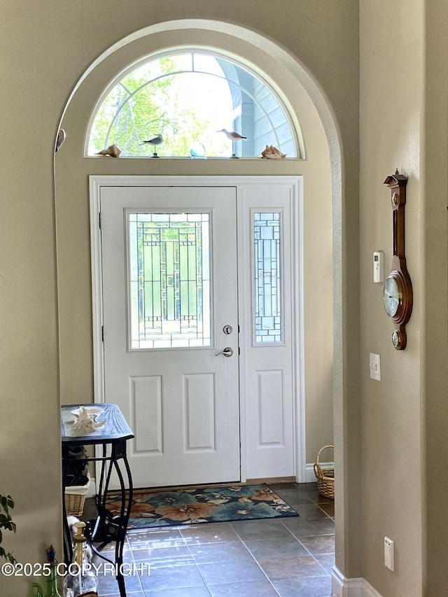 2295 N Filly Cir, Wasilla, AK 99654 - tiled entryway featuring baseboards