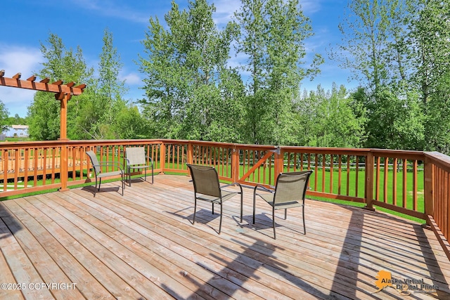 4147 Hampton Dr # 10D, Anchorage, AK 99504 - view of deck