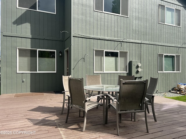 4766 Grumman St Unit 4766, Anchorage, AK 99507 - deck with outdoor dining space