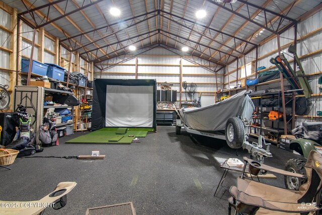 52619 Chumelina Ct, Kasilof, AK 99610 - garage with metal wall