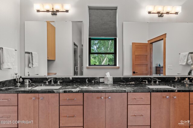 52619 Chumelina Ct, Kasilof, AK 99610 - bathroom featuring double vanity