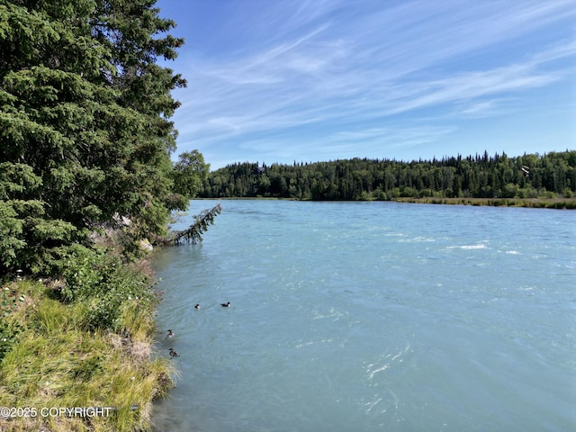 52619 Chumelina Ct, Kasilof, AK 99610 - water view featuring a forest