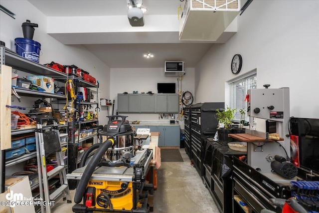 1630 S Corwin Ln, Wasilla, AK 99654 - garage featuring a workshop area