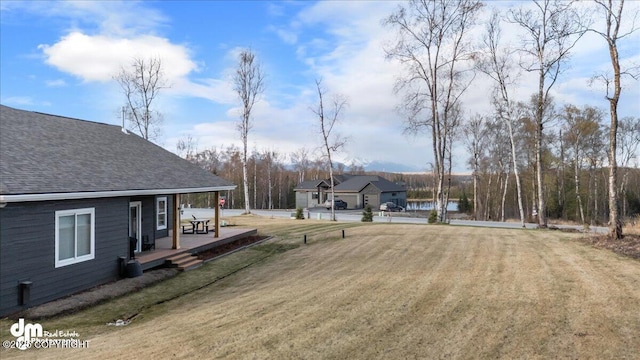 1630 S Corwin Ln, Wasilla, AK 99654 - view of grassy yard with a porch