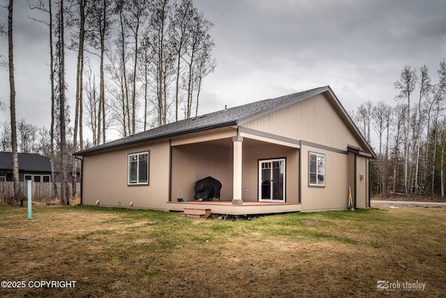 6552 N Michelle Rae St, Wasilla, AK 99654 - back of property featuring a deck