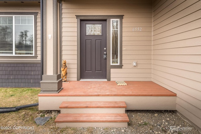 6552 N Michelle Rae St, Wasilla, AK 99654 - view of property entrance