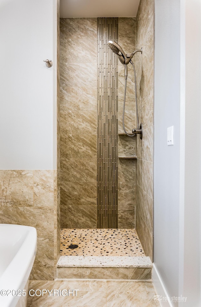 6552 N Michelle Rae St, Wasilla, AK 99654 - full bathroom with tiled shower