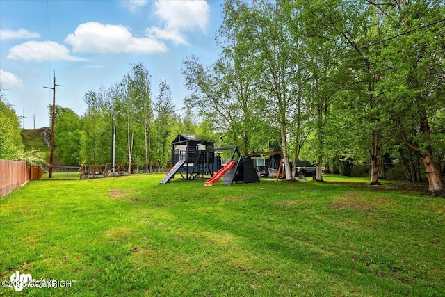 1320 S Felton St, Palmer, AK 99645 - view of yard featuring a playground