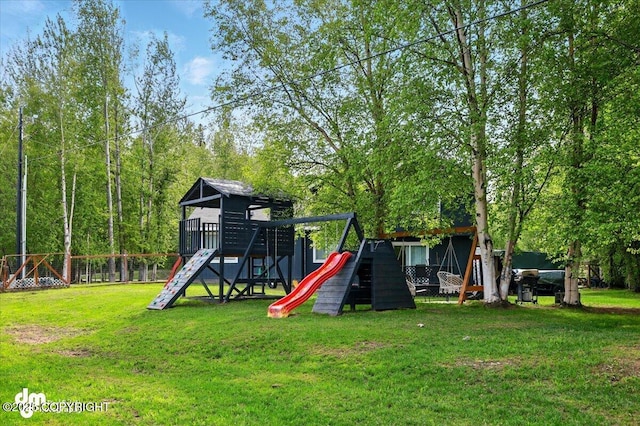 1320 S Felton St, Palmer, AK 99645 - view of playground with a yard