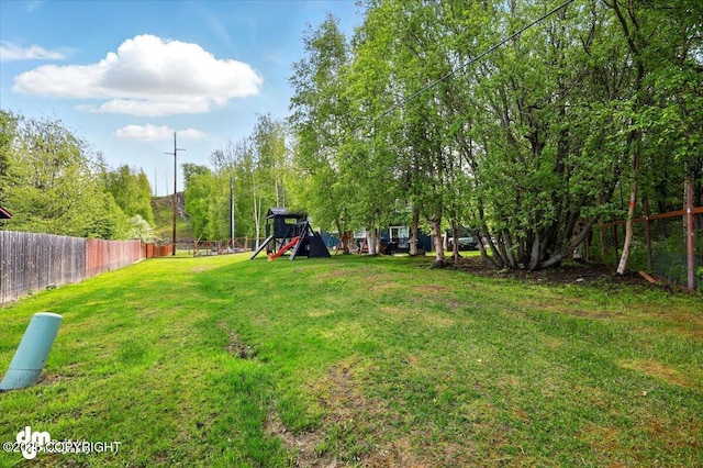 1320 S Felton St, Palmer, AK 99645 - view of yard featuring a playground