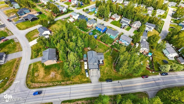 1320 S Felton St, Palmer, AK 99645 - aerial view of property and surrounding area with nearby suburban area