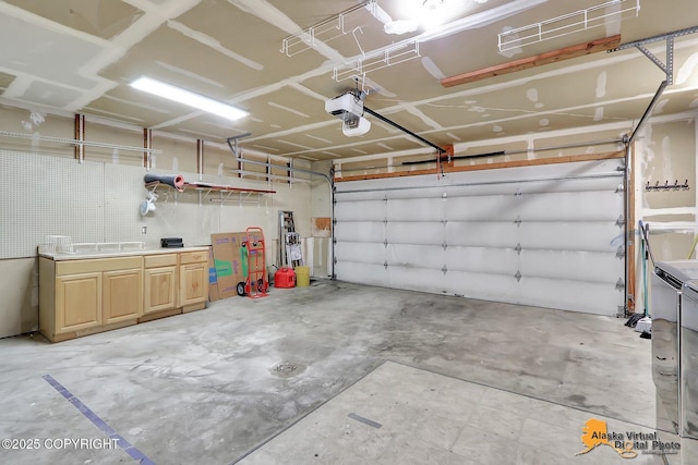 3233 Tayshee Cir, Anchorage, AK 99504 - garage with a garage door opener