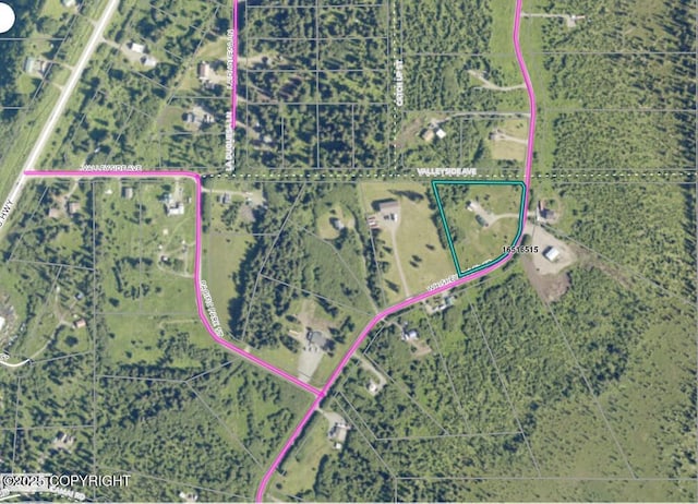 31795 Whiskey Gulch St, Anchor Point, AK 99556 - map / location with property boundaries highlighted