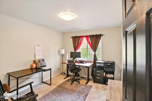 20182 Eagles Nest Ct # 5B, Eagle River, AK 99577 - view of carpeted office