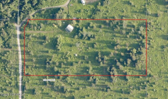 21572 Twilight St, Ninilchik, AK 99639 - map of property location with property boundaries highlighted