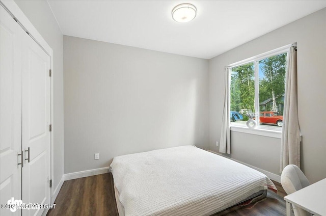 1521 N Kerry Ln, Wasilla, AK 99654 - bedroom with wood finished floors and baseboards
