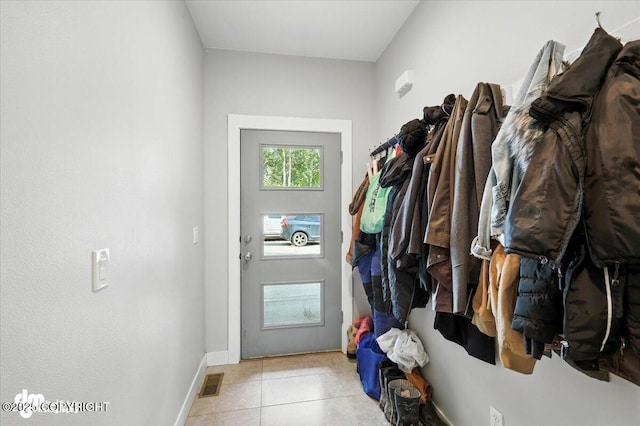 1521 N Kerry Ln, Wasilla, AK 99654 - mudroom featuring tile patterned flooring and baseboards