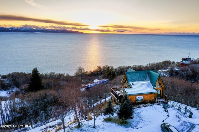 2525 Sterling Hwy, Homer, AK 99603 - aerial view of property and surrounding area with a large body of water