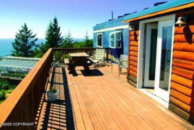 2525 Sterling Hwy, Homer, AK 99603 - view of wooden deck