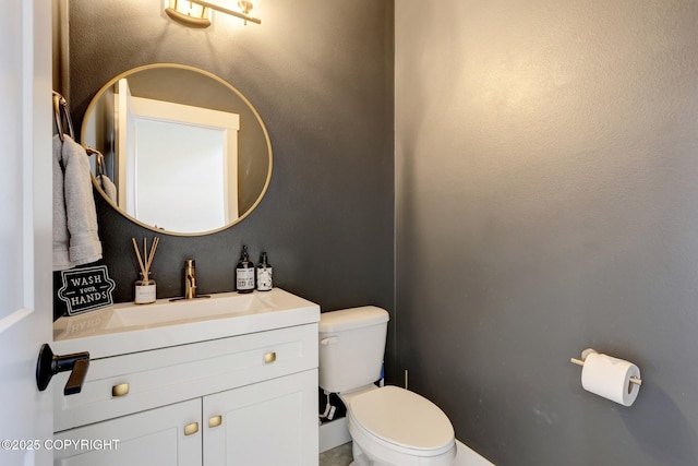8784 Dry Creek Loop # 40A, Anchorage, AK 99502 - bathroom with toilet and vanity