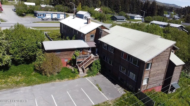 147 E Pioneer Ave, Homer, AK 99603 - view from above of property with mountains