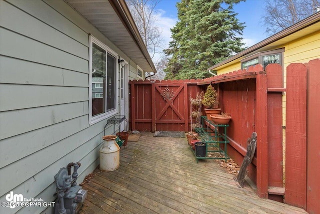 1920 E 56th Ave, Anchorage, AK 99507 - deck with a gate