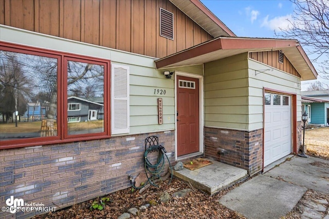1920 E 56th Ave, Anchorage, AK 99507 - property entrance featuring brick siding