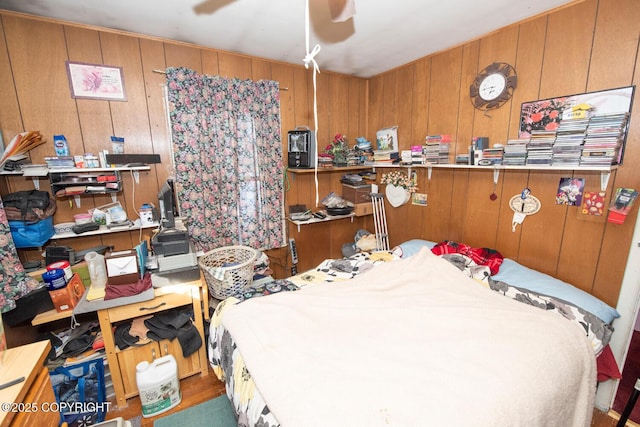 1403 W 34th Ave, Anchorage, AK 99503 - bedroom with wood walls