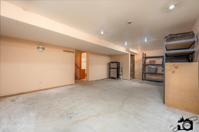 2100 N Palomino Ln, Palmer, AK 99645 - finished below grade area with stairway and recessed lighting