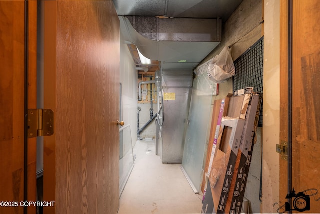 2100 N Palomino Ln, Palmer, AK 99645 - hall with concrete floors