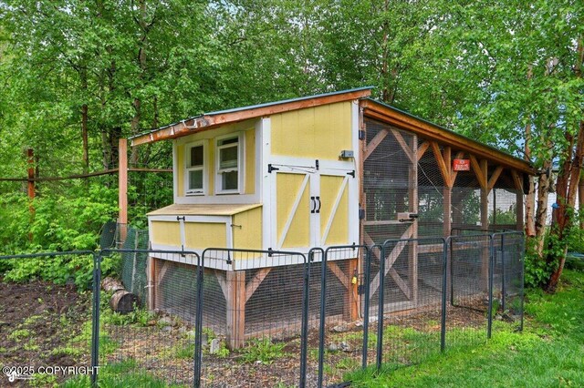 655 N Smith Rd, Palmer, AK 99645 - view of poultry coop