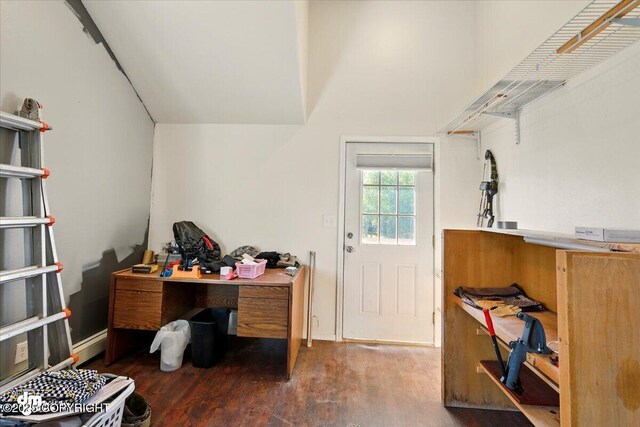 4588 Gold Mint Dr, Wasilla, AK 99654 - office space featuring wood finished floors