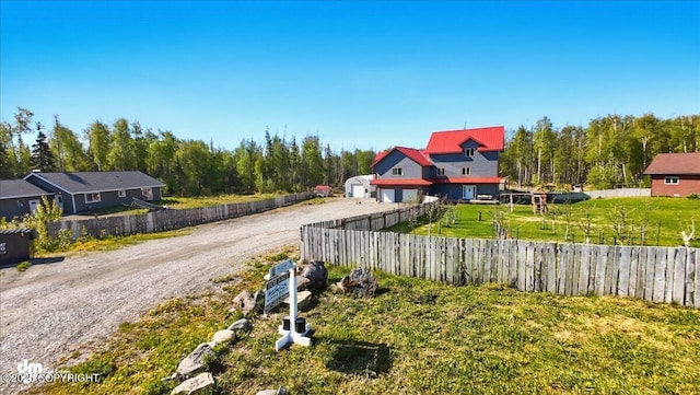 4588 Gold Mint Dr, Wasilla, AK 99654 - view of dirt / gravel road