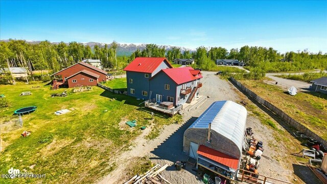 4588 Gold Mint Dr, Wasilla, AK 99654 - aerial perspective of suburban area