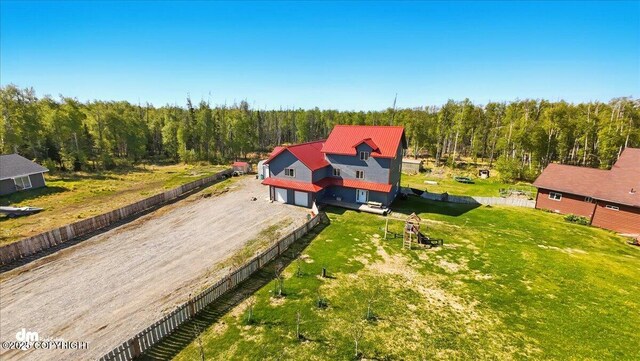 4588 Gold Mint Dr, Wasilla, AK 99654 - view of subject property with a forest